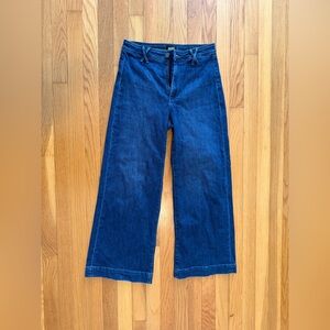 PAIGE Dark Blue Flare Jeans